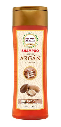 Nevada Shampoo Aceite De Argan Paraben Coloran Y Silic 420ml