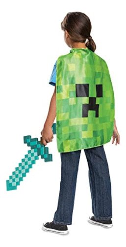 Set De Disfraz De Espada Y Capa De Minecraft Disguise,