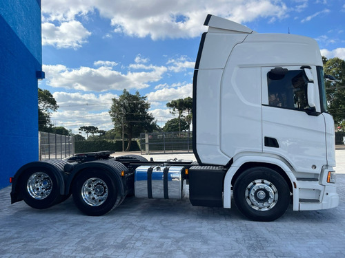 Scania R450 Teto Alto 6x2 Ano 2020/20 Branco R 450 Trucado