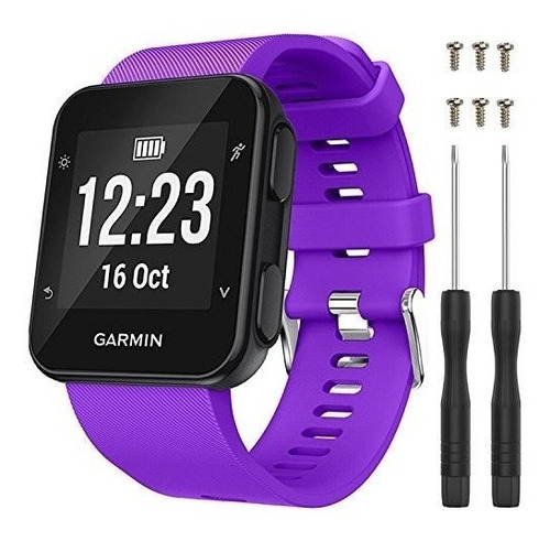 Malla Violeta Para Reloj Garmin Forerunner 35/forerunner 30