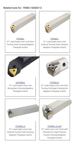 Inserto Tnms 160404 Materiales Blandos Y No Ferrosos X 3 Un