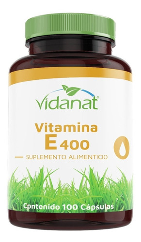 Vitamina E 400 Vidanat 100 Cápsulas 650 Mg