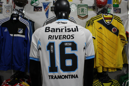 Camiseta Gremio De Brasil 2014 #16 Riveros Talla M
