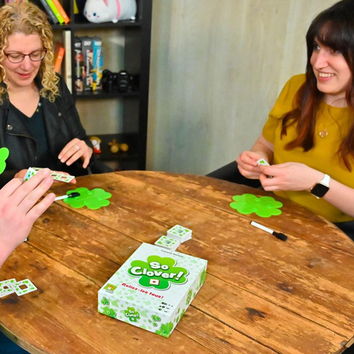 ¡entonces Clover! Juego De Mesa Cooperative Word Association