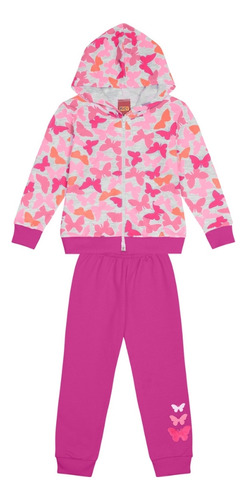 Conjunto Infantil Inverno Menina Blusa E Calça Kyly 1000066