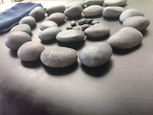 Piedras Calientes Volcanicas De Basalto Masaje Spa Kit 30