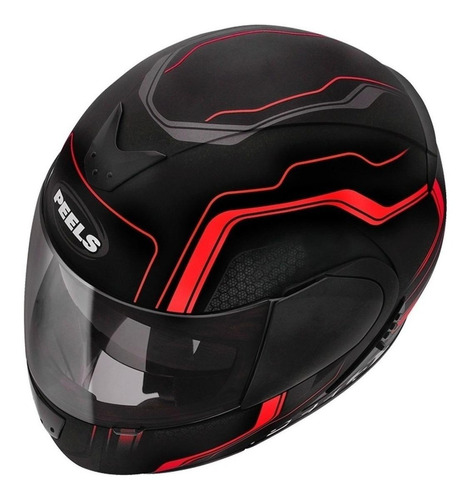 Capacete para moto  escamoteável Peels  U-RB2  vermelho ultron tamanho 62 