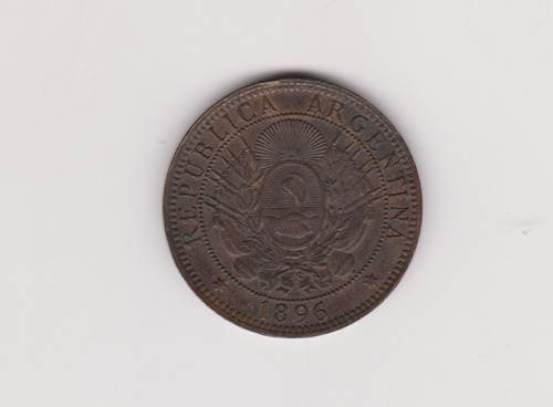 Moneda Argentina 2 Centavos Año 1896 Sin Circular -