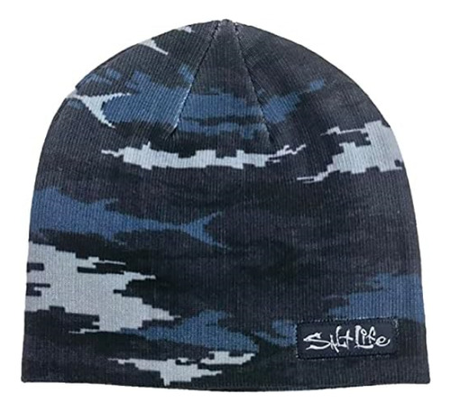 Gorro Juvenil Salt Life Aquatic Journey, Negro, Osfm