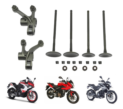 Valvulas & Sellos For Bajaj Pulsar Ns200 As200 Rs200