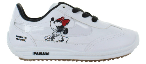 Panam Tenis Minnie Mouse Vestir Confort Blanco Niña 84138