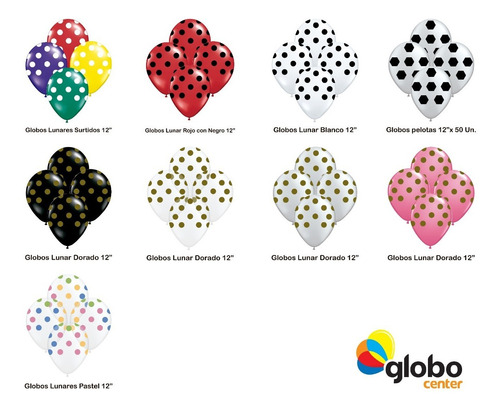 Globos Standard 12 X 50 Unidades
