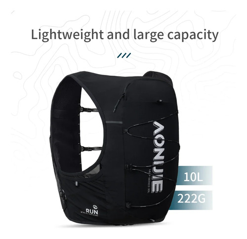 Mochila De Hidratación Aonijie 10l Para Trail Running