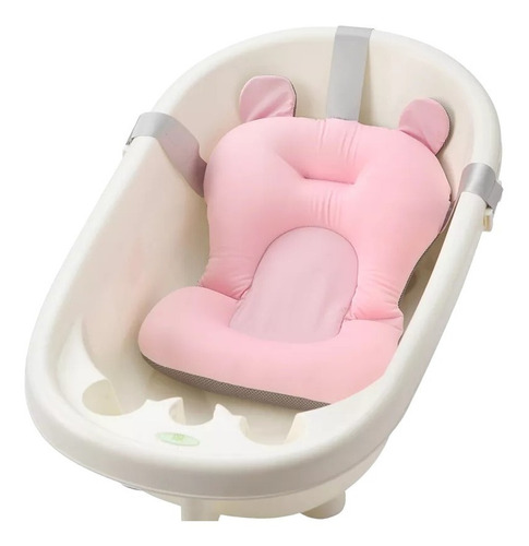 Imagen 2 de 7 de Cojin Malla Acolchada Para Tina Bañera De Bebe Ergonómica