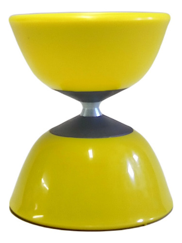 Diabolo Profissional 100mm Ioiô Chines Pró Malabares Amarelo