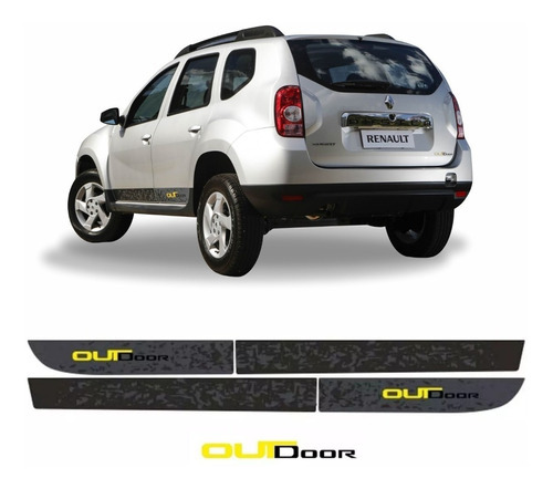 Adesivo Renault Duster Outdoor Faixa Lateral Dstr17