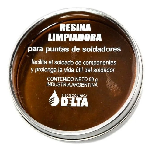 Resina Limpiadora Delta 50gr Limpia Punta De Soldador