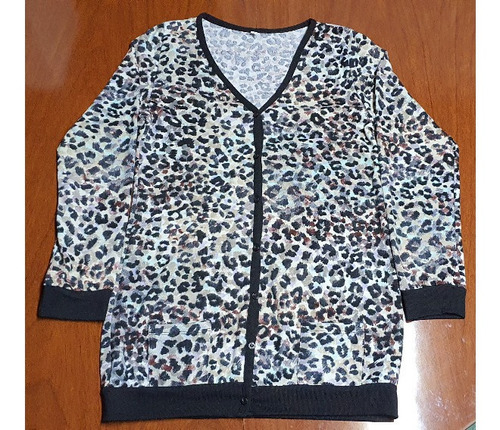 Saco Animal Print Talle M 