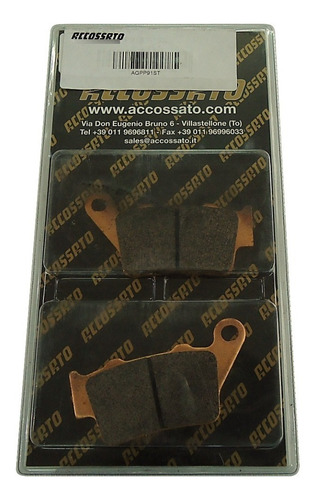 Pastilla Freno Trasero Accossato Racing Pulsar 200 Ns