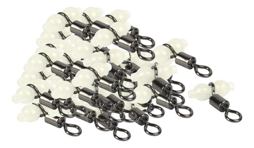100x Swivels De Pesca Con Cuentas Brillantes De La Pequeño