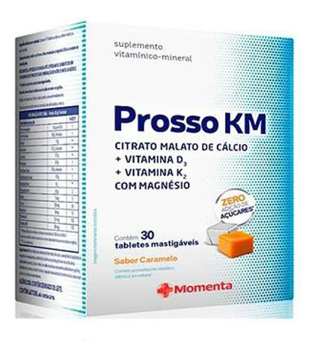 Prosso Km 30 Tabletes Sabor Caramelo Momenta