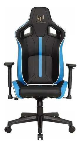 Silla Gamer Victorage Azul Ergonómica Oficina Original