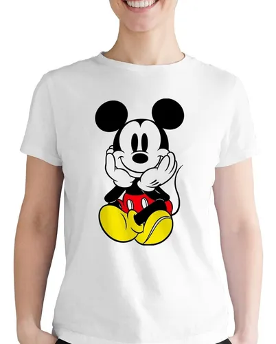 Playera Mickey Mouse Sentado Disney Cuotas sin inter s