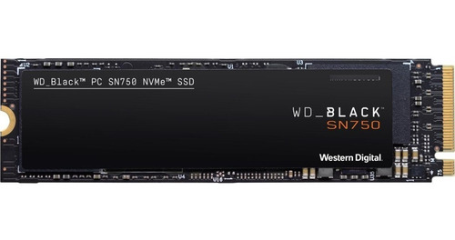 Imagen 3 de 8 de Disco sólido SSD interno Western Digital WD Black SN750 WDS500G3X0C 500GB negro