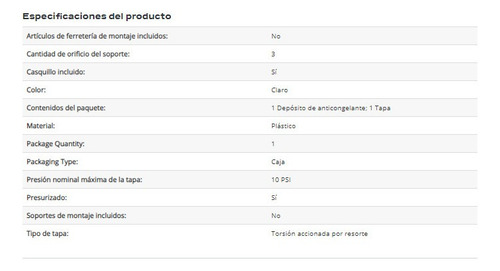 Deposito Anticongelante Oem: 5c4z8a080aa