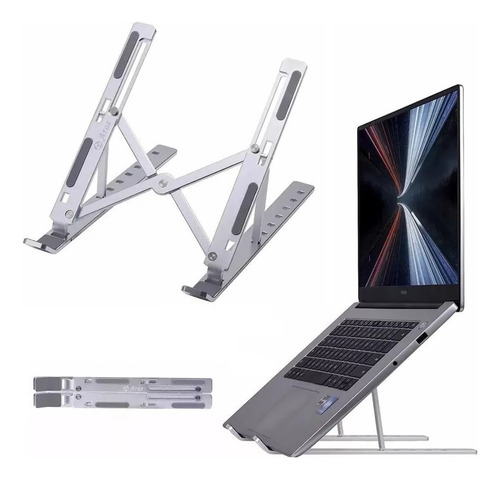 Suporte de alumínio para notebook Suporte de base vertical para Macbook