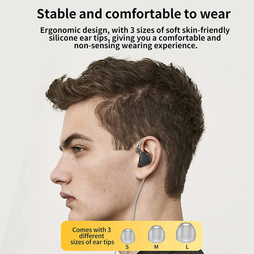 Auriculares In-ear Kz Zs10 Pro X Hifi Iems Actualizado 1dd+4