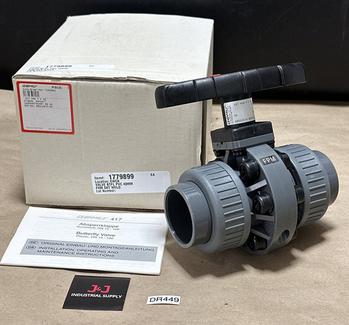 New Open Box- Gemü 417 40d 7 1 40 Fpm Socket Weld Valve Jjg