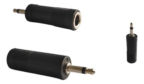 Adaptador Convertidor Jack 6.35mm Trs A Jack 3.5mm Trs