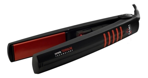 Plancha de cabello GA.MA Italy CP3 Ceramic Tourmaline Ion Plus CP3M LIT negra y roja 110V/220V