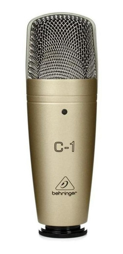 Micrófono Behringer C-1 Condensador  Cardioide Dorado