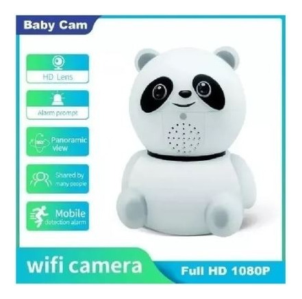 Câmera Espiã Urso Panda Wifi 360 - App Yoosee