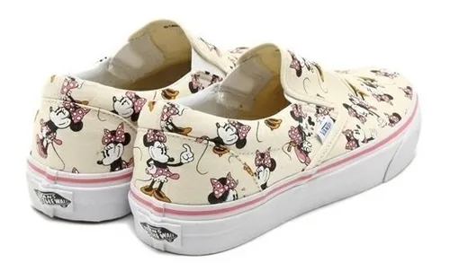 Juguetón Víspera Más bien Tenis Vans Disney Classic Slip On Minnie Mouse Mimi | Envío gratis