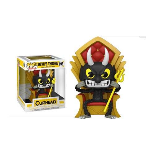 Funko Pop Cuphead Diablo Trono Devil  #898 Nuevo Grande Raro