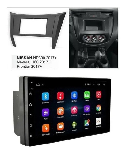 Radio Android 7 Pulgadas + Bisel Nissan Np300 Navara 2017 Up