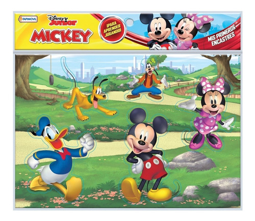 Puzzle Primeros Encastres Rompecabezas Peppa Mickey Y Mas