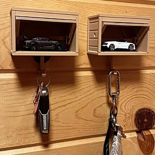 Llavero De Garaje Para Coche Con Puerta Que Se Abre, Diverti
