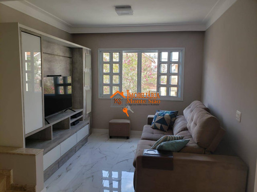 Imagem 3 de 26 de Sobrado Com 3 Dormitórios À Venda, 207 M² Por R$ 979.000,00 - Ponte Grande - Guarulhos/sp - So0495