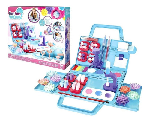Imagen 2 de 5 de Pom Pom Wow Decoration Station Set De Arte Y Decoracion