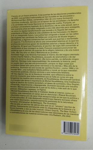 Sumision - Michel Houellebecq - Ed. Anagrama