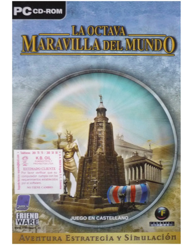 La Octava Maravilla Del Mundo - Nuevo- Físico- Pc Game