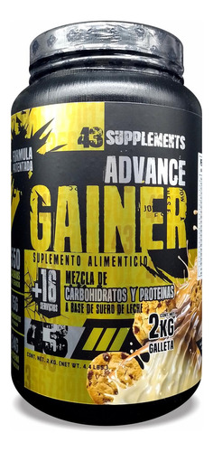 Ganador Advance Gainer Galleta 2 Kg 43 Supplements