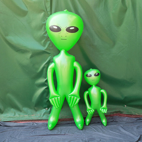 Alien Inflable, Figuras Inflables Globo Alienígena, Verde S