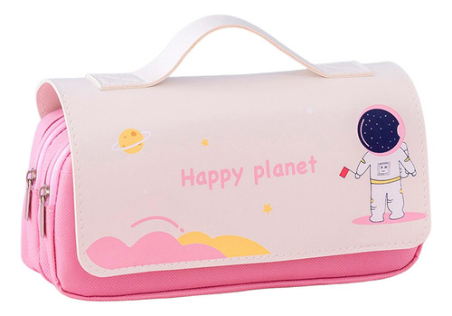 Estuche Para Lápices, Bolsa De Papelería Ligera Para Rosa