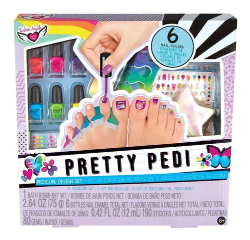 Fashion Angels Pretty Pedi Pedicure - Set De Regalo De Spa P