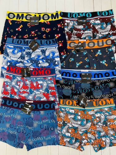 Boxer Uomo  Importado Algodón Con Elastano Pack X 3